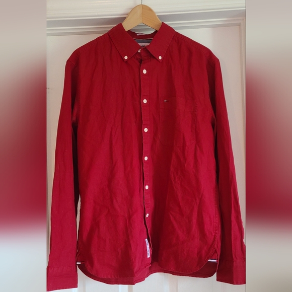 Tommy Hilfiger red shirt - Picture 1 of 2